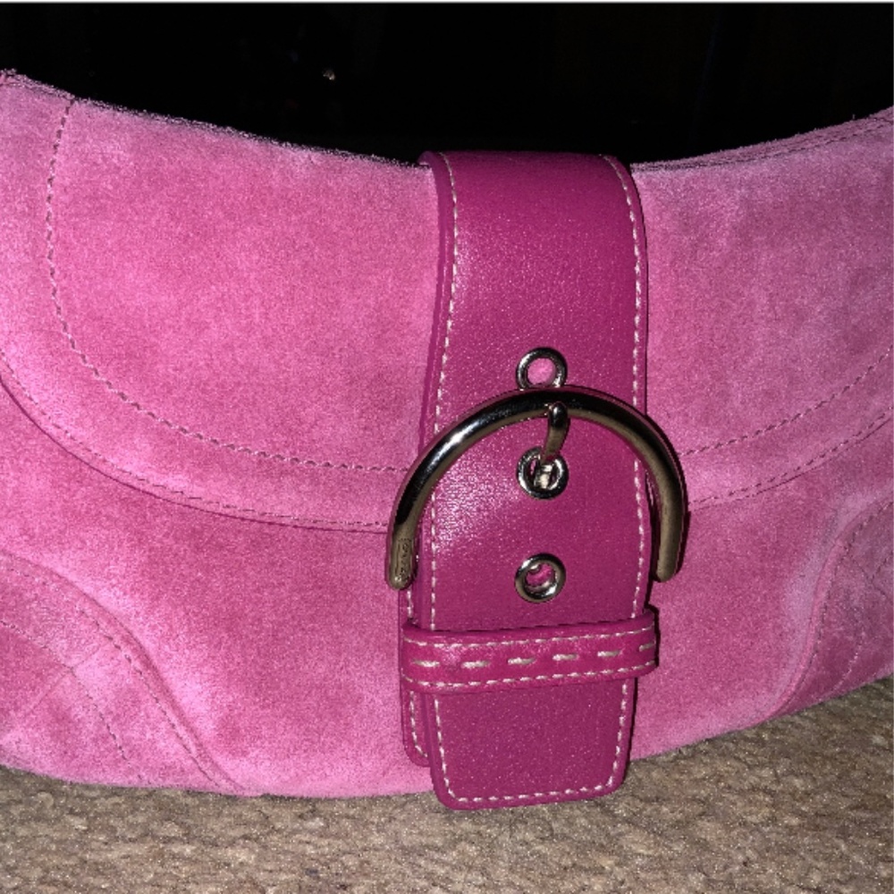 Pink coach purse